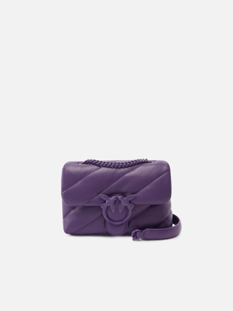 PINKO MINI LOVE BAG PUFF IN COLOUR-BLOCK NAPPA LEATHER