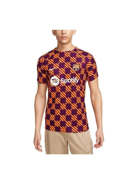 Nike Nike Barcelona FC Pre Match Soccer Jersey 'Orange' DR4902-729