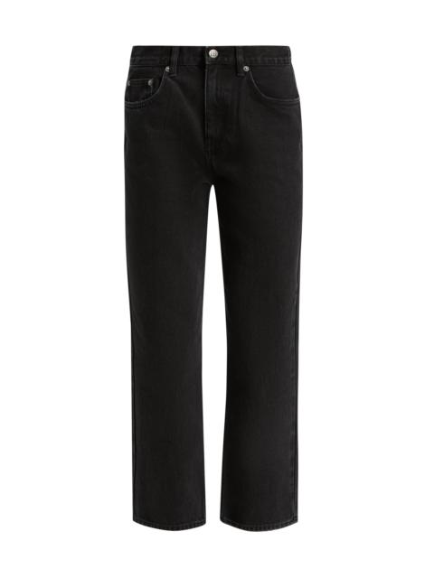 Ksubi Women's Future Memory Pinup Straight-Leg Jeans - Black