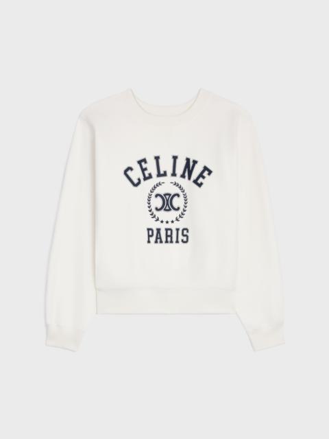 CELINE oversized celine sweatshirt IN cotton fleece