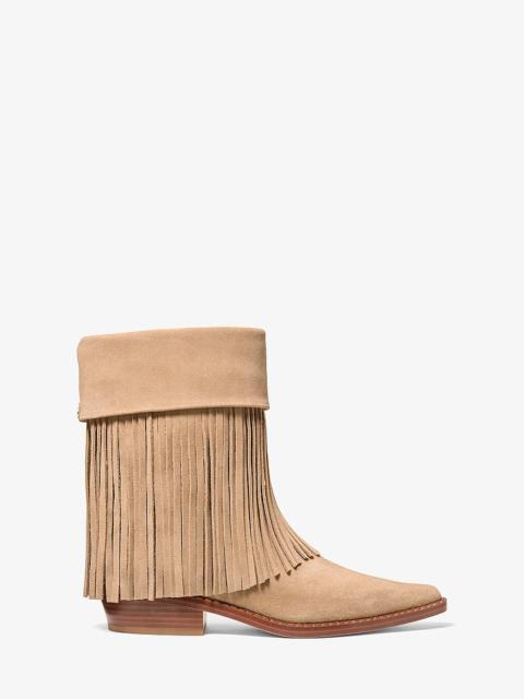MICHAEL KORS Nash Fringed Suede Boot