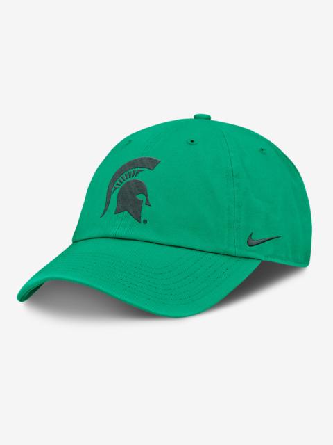 Nike Michigan State Primetime Campus Club Toned Men's Nike College Adjustable Hat