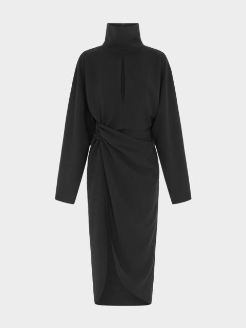 16ARLINGTON MIS MIDI DRESS IN CREPE