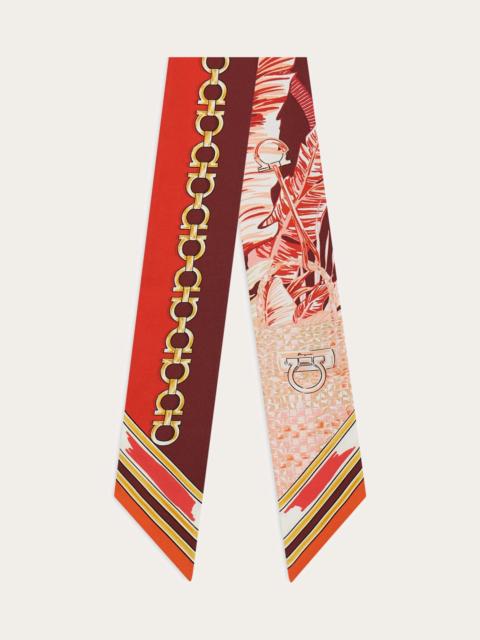 FERRAGAMO Feline print mini bandeau