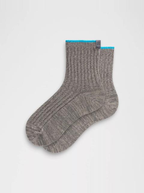 lululemon Unisex Quarter-Length Ragg Socks