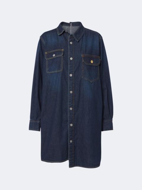 sacai Asymmetric denim shirt dress