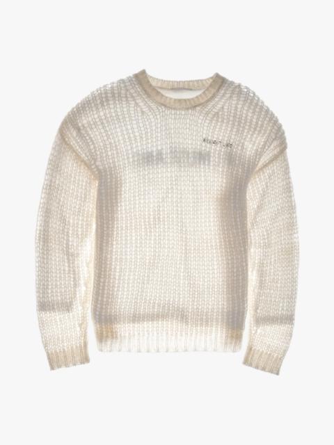 Helmut Lang LAYERED LOGO SWEATER