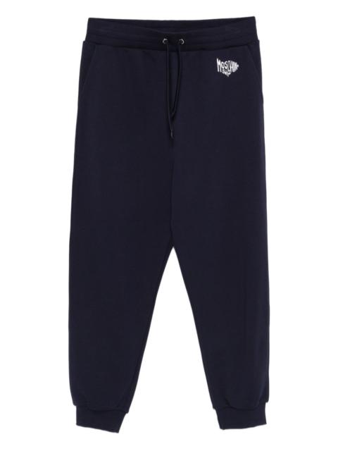 Moschino logo-embroidered track pants