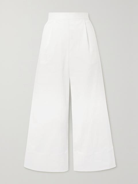 MATTEAU + Net Sustain Organic Cotton-blend Twill Straight-leg Pants