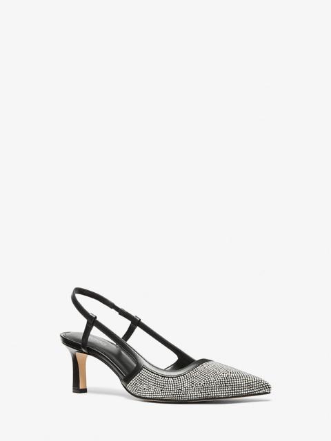 MICHAEL KORS Alora Embellished Slingback Pump