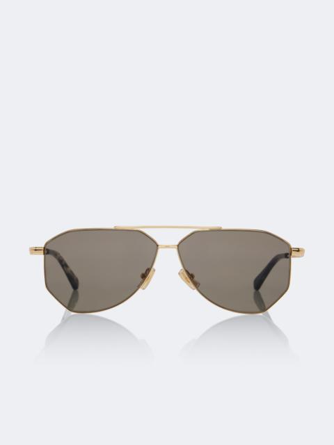 Bottega Veneta Ribbon aviator sunglasses