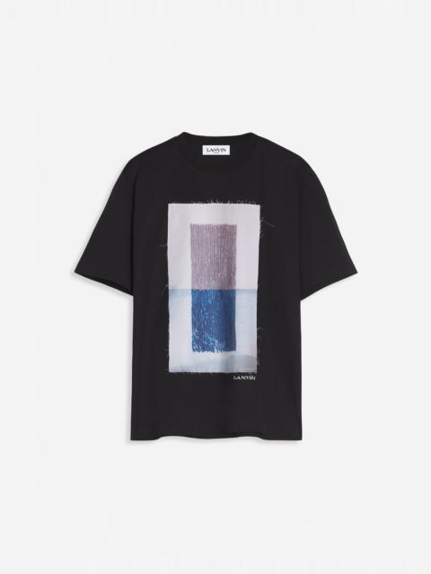 Lanvin CLASSIC T-SHIRT WITH AN ARCHIVES PRINT