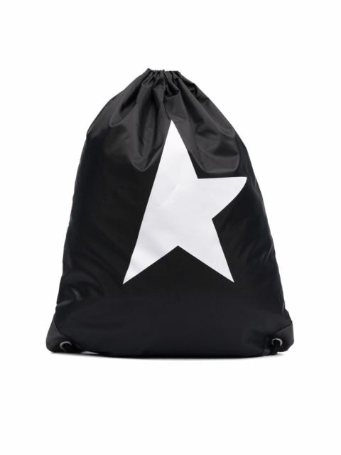 Golden Goose Star Collection drawstring backpack