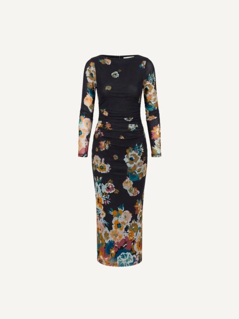 Cleobella LURA MESH MIDI DRESS | VITET FLORAL