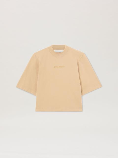 Palm Angels Reversed Logo Cropped T-Shirt