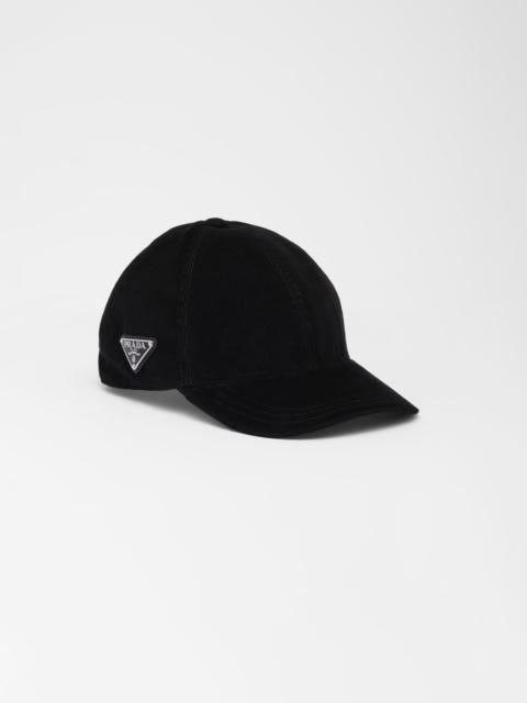 Prada Corduroy baseball cap