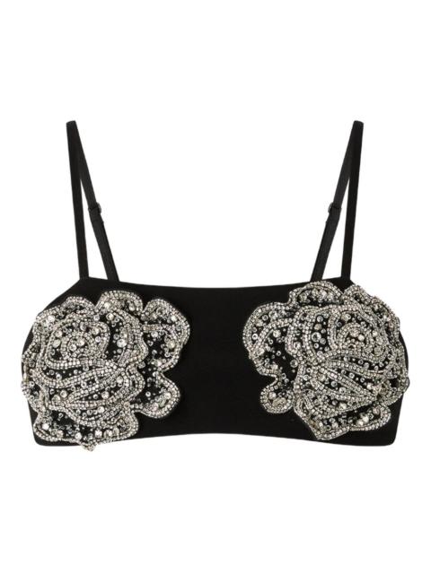 PINKO crystal-embellished sleeveless blouse