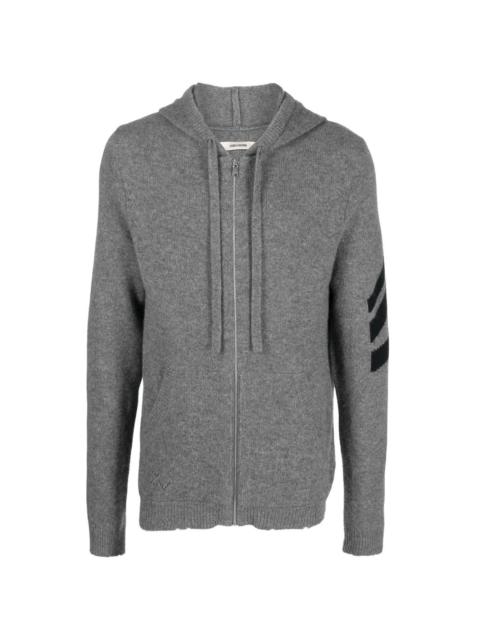 Zadig & Voltaire cashmere zip-up hoodie