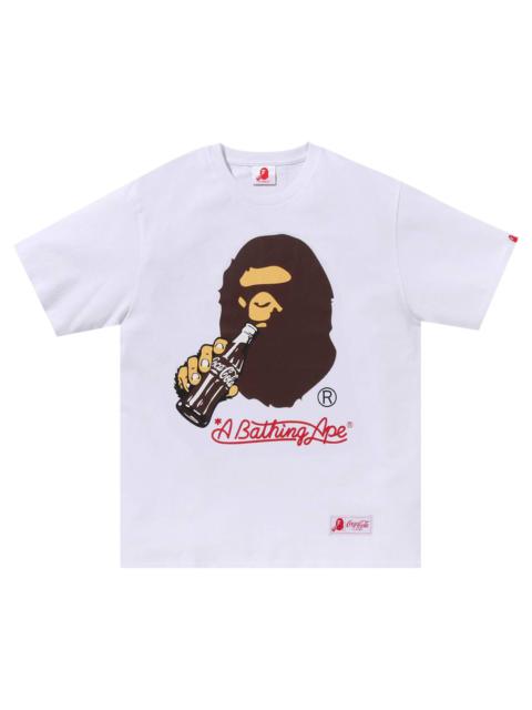 BAPE x Coca-Cola Ape Head Tee 'White'