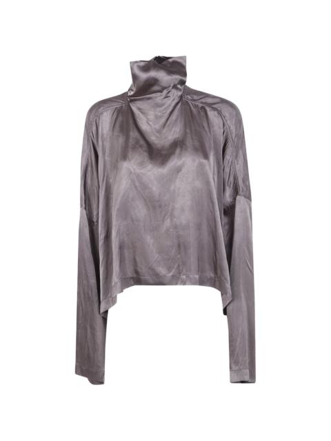 Rick Owens high-neck blouse