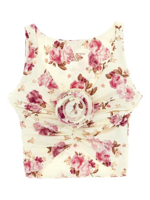 MAGDA BUTRYM floral-print bikini top