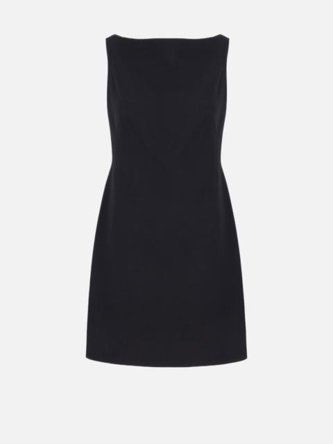 EMILIA WICKSTEAD Wichita Dress in Black Single Wool Crepe
