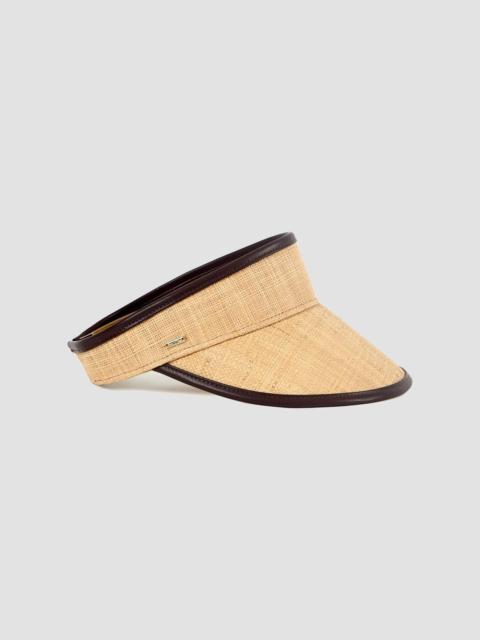 EUGENIA KIM Women's Cruise Micky Raffia Visor - Ivory