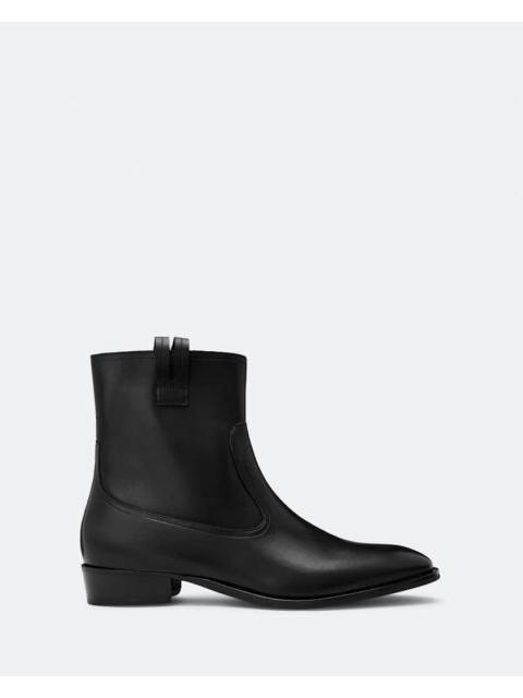 ALLSAINTS HIRO ZIP-UP LEATHER ANKLE BOOTS