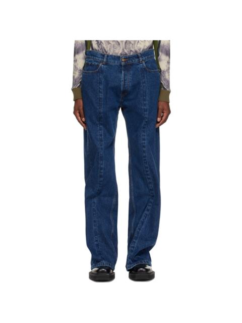 Y/Project Blue Classic Wire Jeans