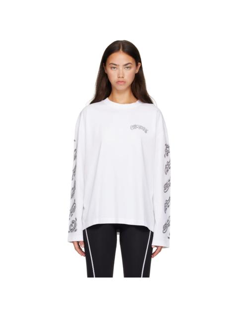 Off-White White Paisley Diags T-shirt