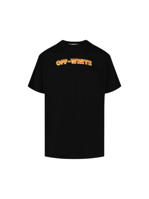 Off-White Arrows Print Crewneck Tee 'Black/Orange'