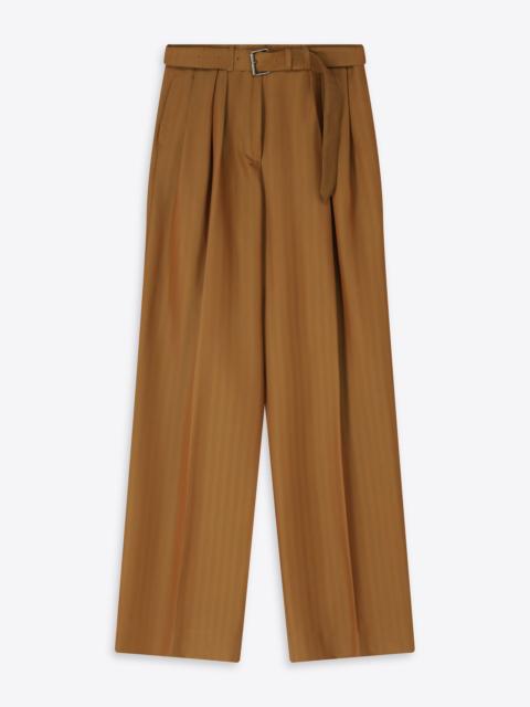 Dries Van Noten BELTED WOOL PANTS