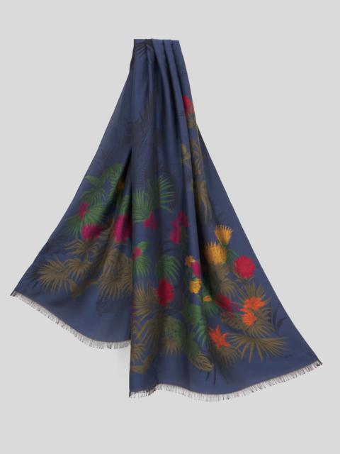 Etro FLORAL DESIGN JACQUARD SCARF