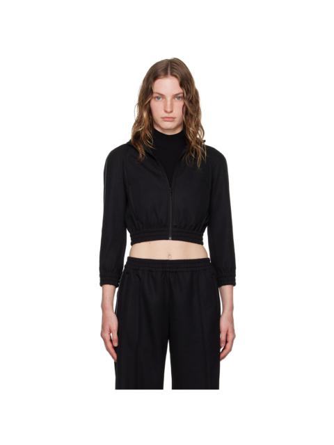 alexanderwang.t Black Logo Tape Track Jacket