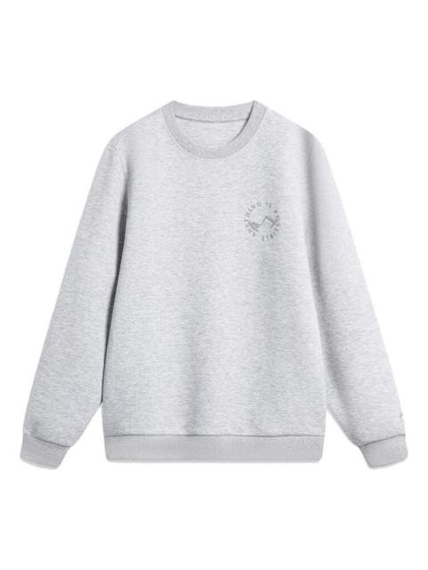 Li-Ning Li-Ning Small Graphic Sweatshirt 'Grey' AWDT759-1