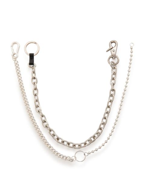 Our Legacy Ladon Nickel-plated Brass Keychain