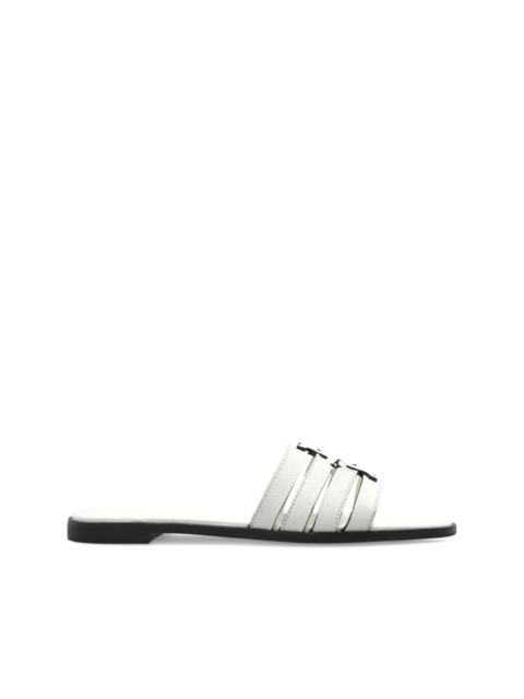 TORY BURCH leather flat sandals