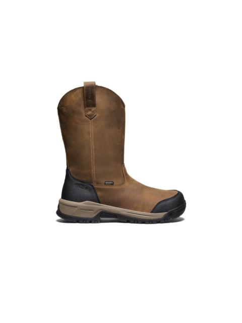 KEEN Men's Evanston Pull-On Waterproof Boot (Soft Toe)
