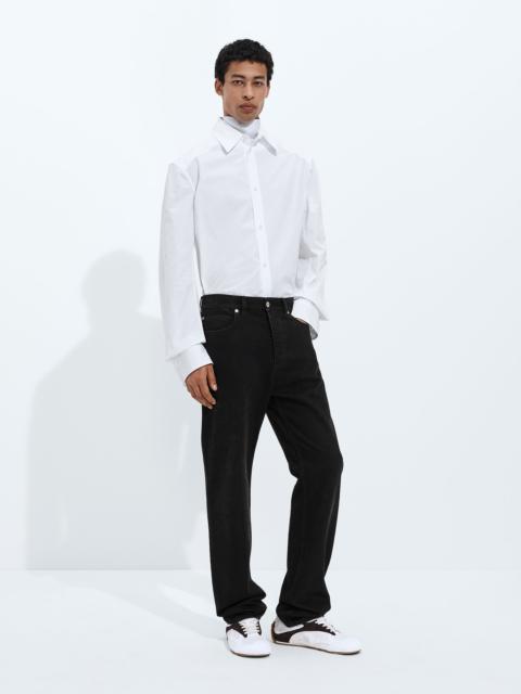 Bottega Veneta Faded Black Straight Leg Jeans