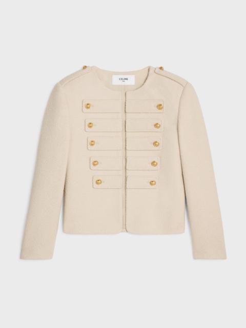 CELINE Military jacket in tweed