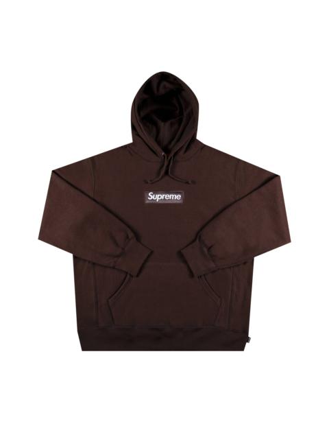 Supreme Box Logo Hooded Sweatshirt 'Dark Brown'