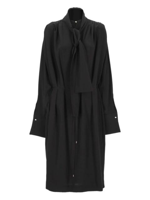Carven tie-neck shirt maxi dress