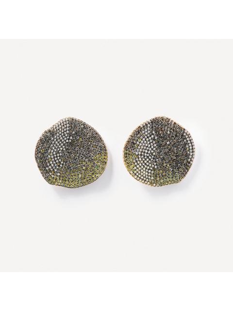 TOUS Small gold Earrings with yellow diamonds TOUS ATELIER Nenufar