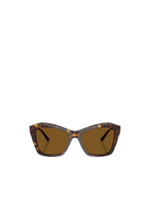 JIMMY CHOO geometric-frame tinted sunglasses