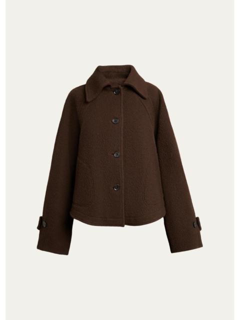 Proenza Schouler Clarice Single-Breasted Casentino Wool Jacket