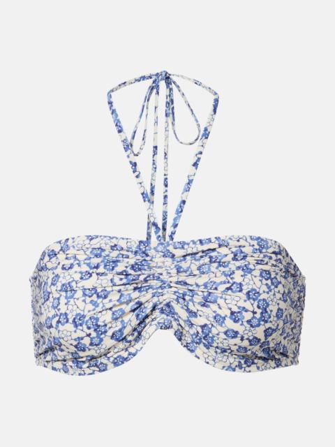 Isabel Marant Salmage floral bikini top