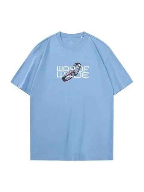 Li-Ning Way Of Wade We Are One Graphic T-shirt 'Blue' AHSS641-3K