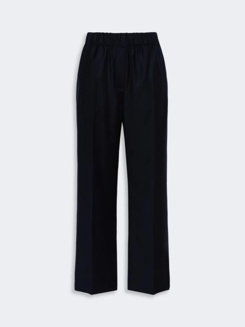 WEEKEND Max Mara HATELEY Stretch wool flannel trousers - NAVY