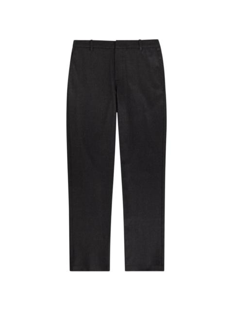 Sunspel grey straight trousers