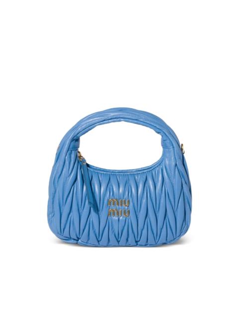 Miu Miu Wander matelassé nappa leather bag